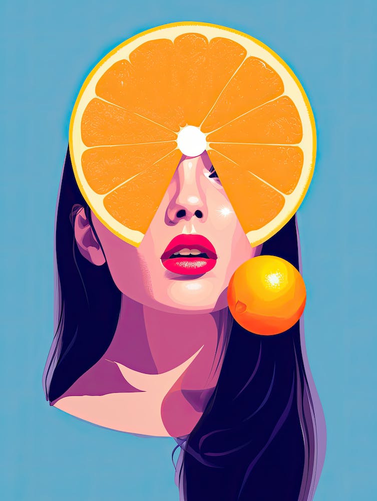 Orange Slice, Pop art