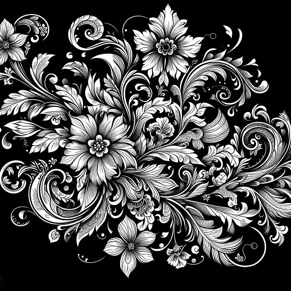 Ornate Floral Pattern 3