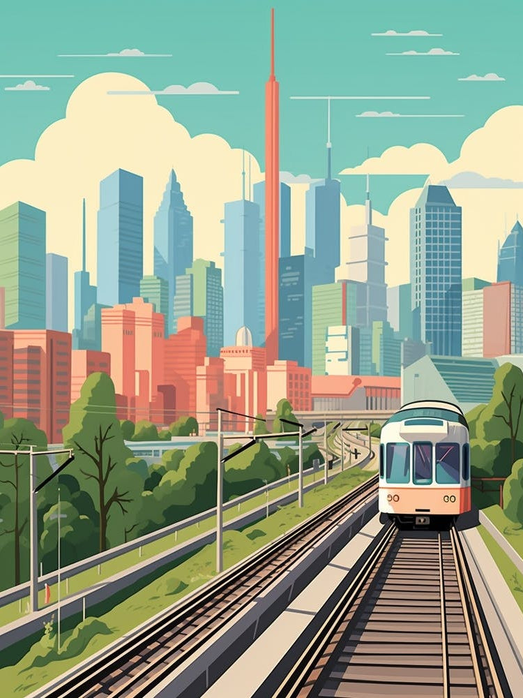 Malaysia Travel Illustration