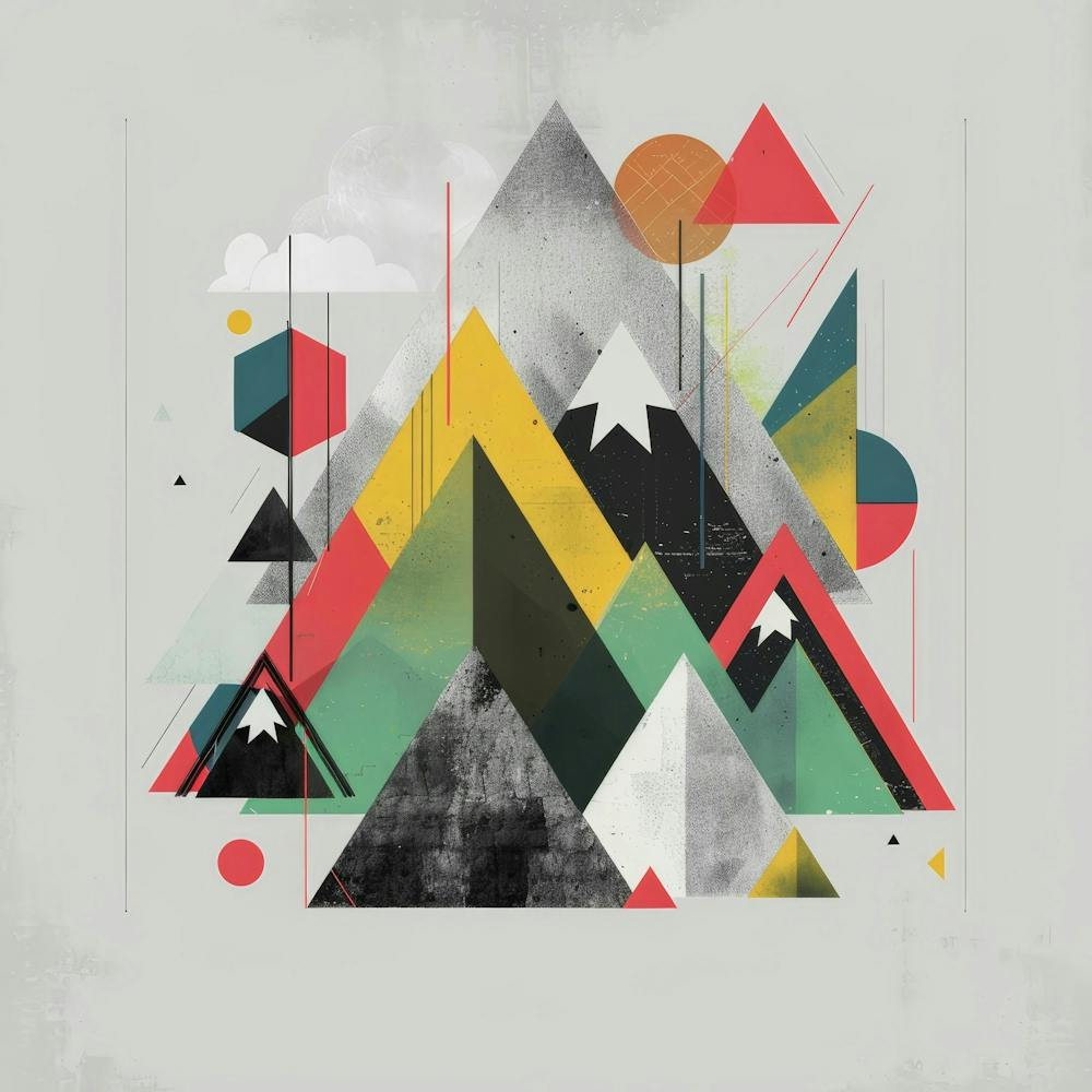 Abstract Mountains 8