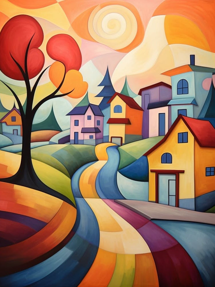 Suburban Abstract Minimalist 5