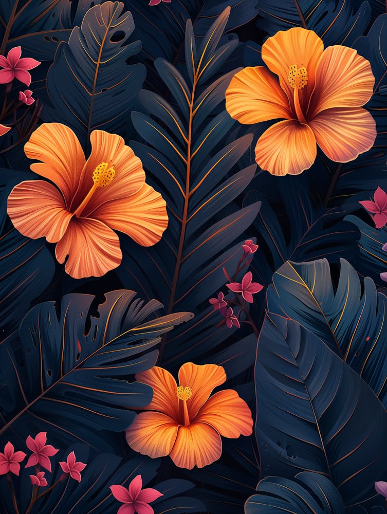 Seamless Tropical Pattern