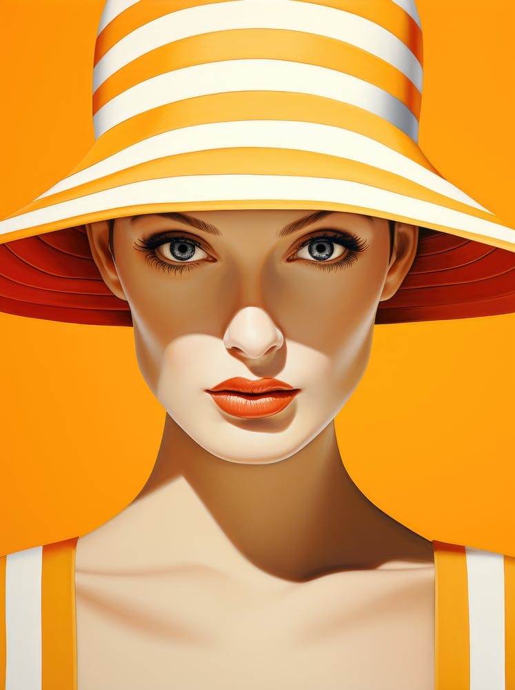 Portrait Of A Woman In A Hat 7