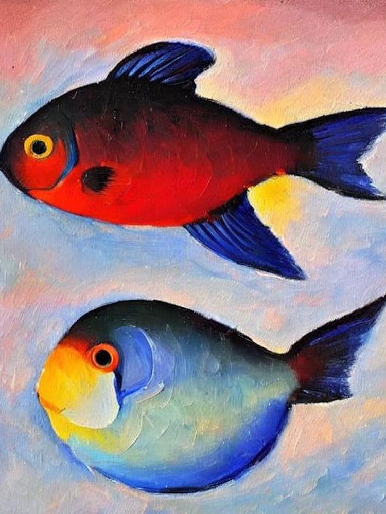 Barreleye Fish II Matisse Inspired
