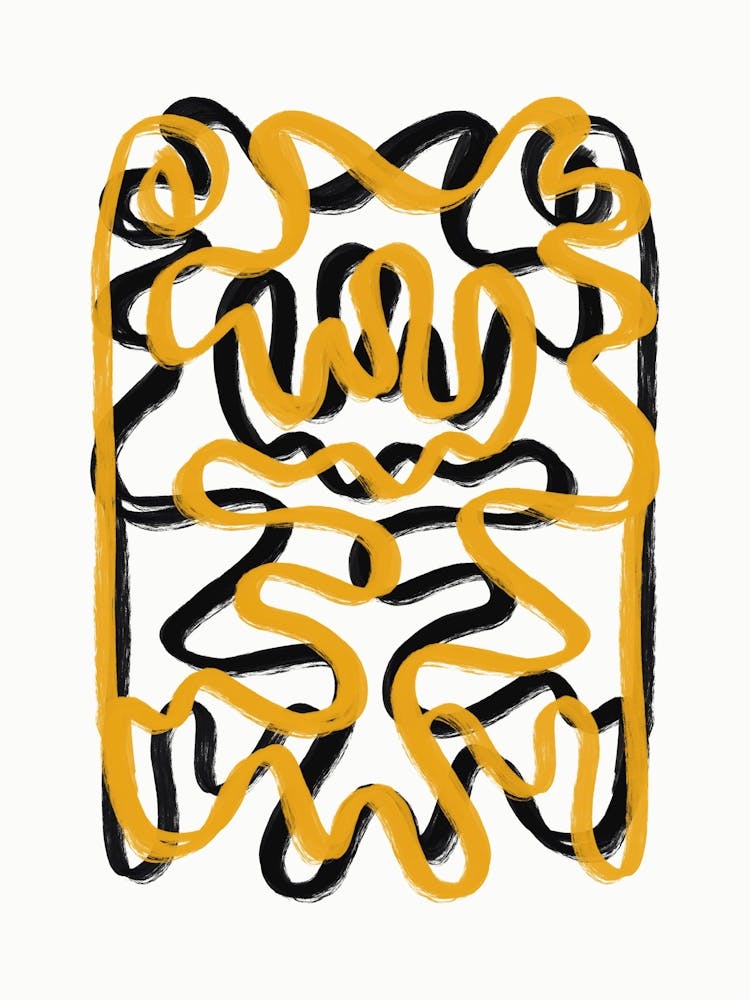 Tiger line art