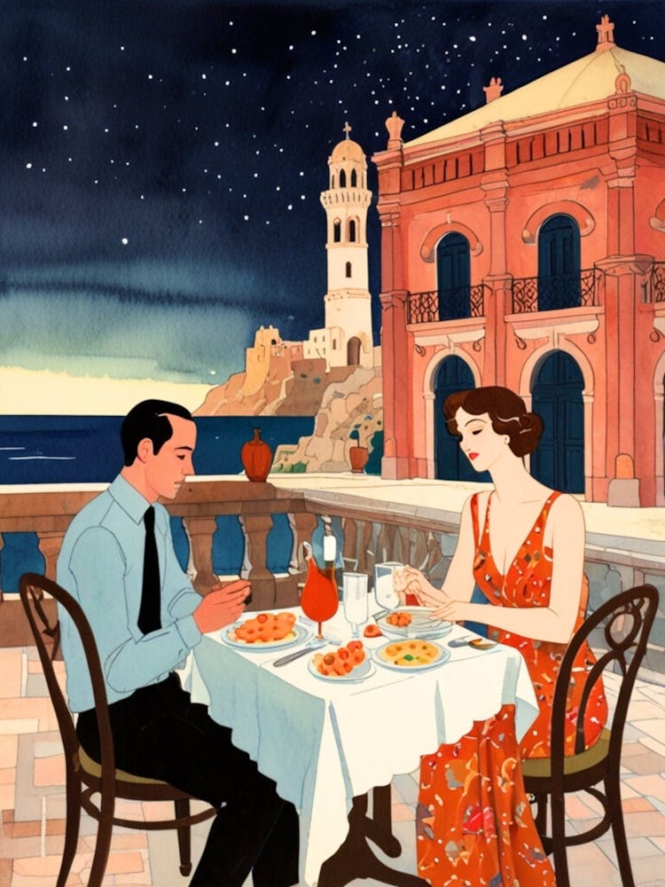 Dinner At The Restaurant