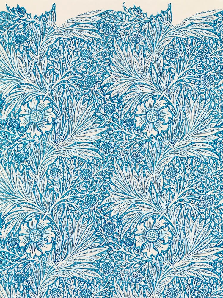 Blue Marigold, William Morris