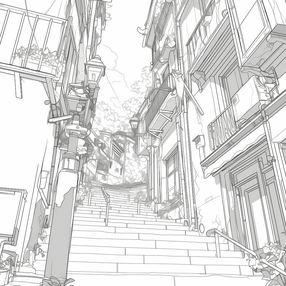 Street Alley Building City Town