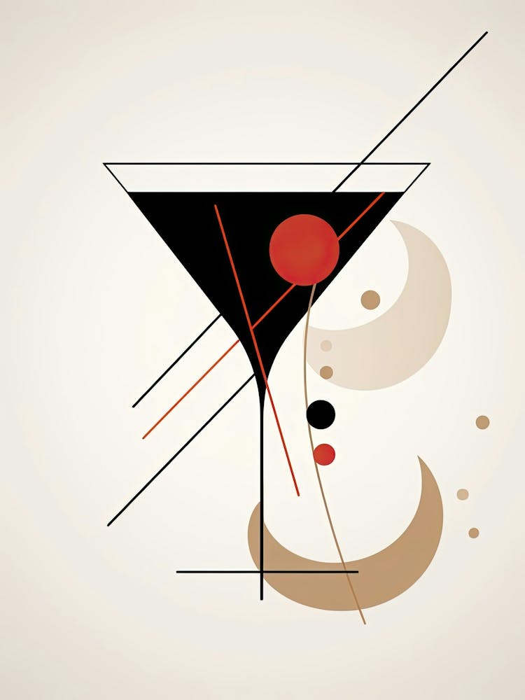 Mid Century Modern Espresso Martini Floral Infusion Cocktail 3