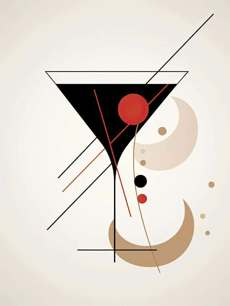 Mid Century Modern Espresso Martini Floral Infusion Cocktail 3