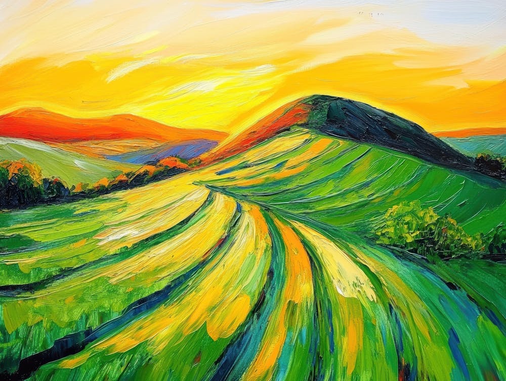 Sunset In The Countryside 2
