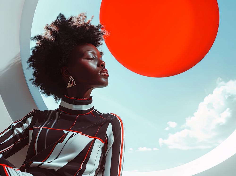Portrait Of African American Woman