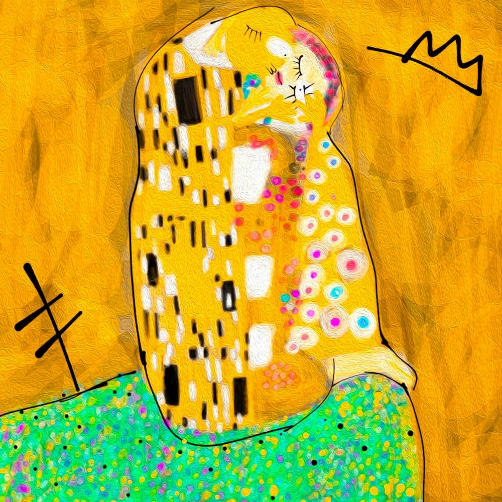 Kiss By Gustav Klimt