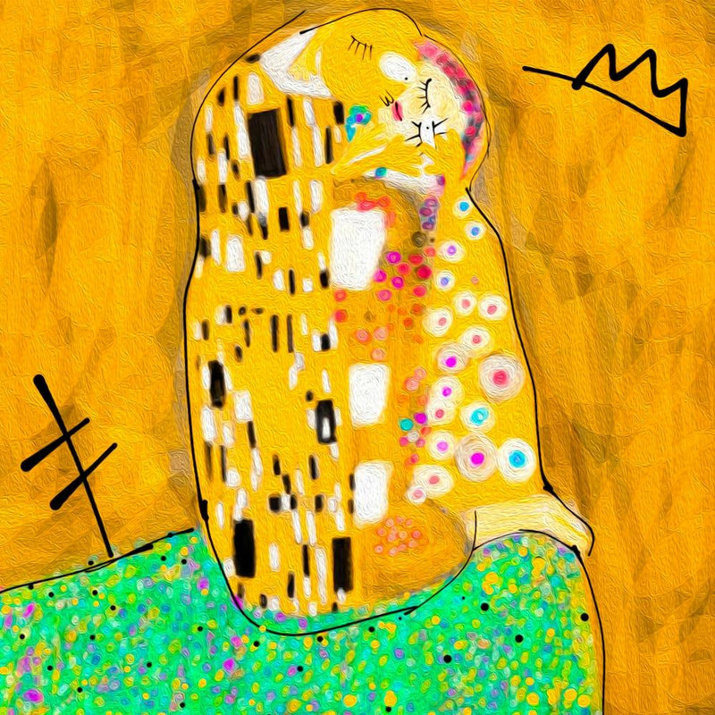 Kiss By Gustav Klimt