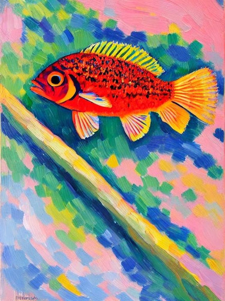 Quillfish II Matisse Inspired