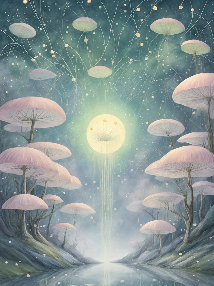 Mystical Mushroom Forest