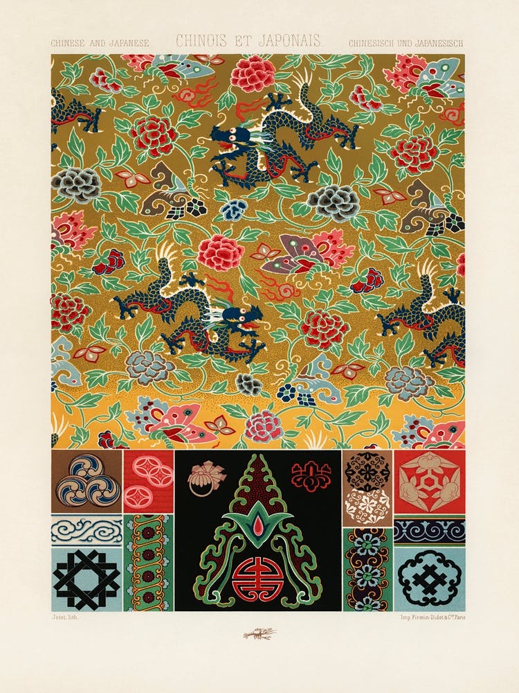 Chinese And Japanese Pattern, Albert Racine