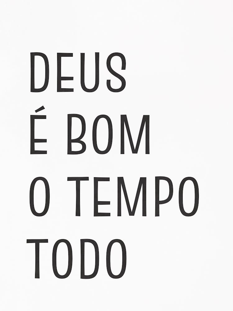 Deus É Bom