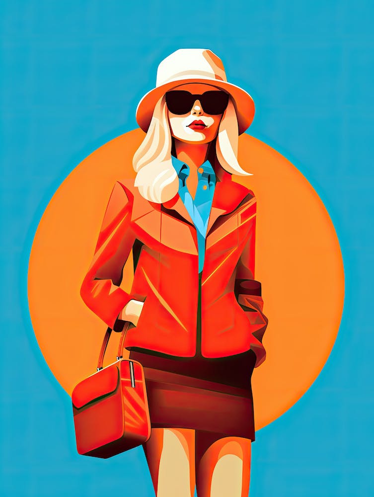 Girl In The Red Coat, Pop art