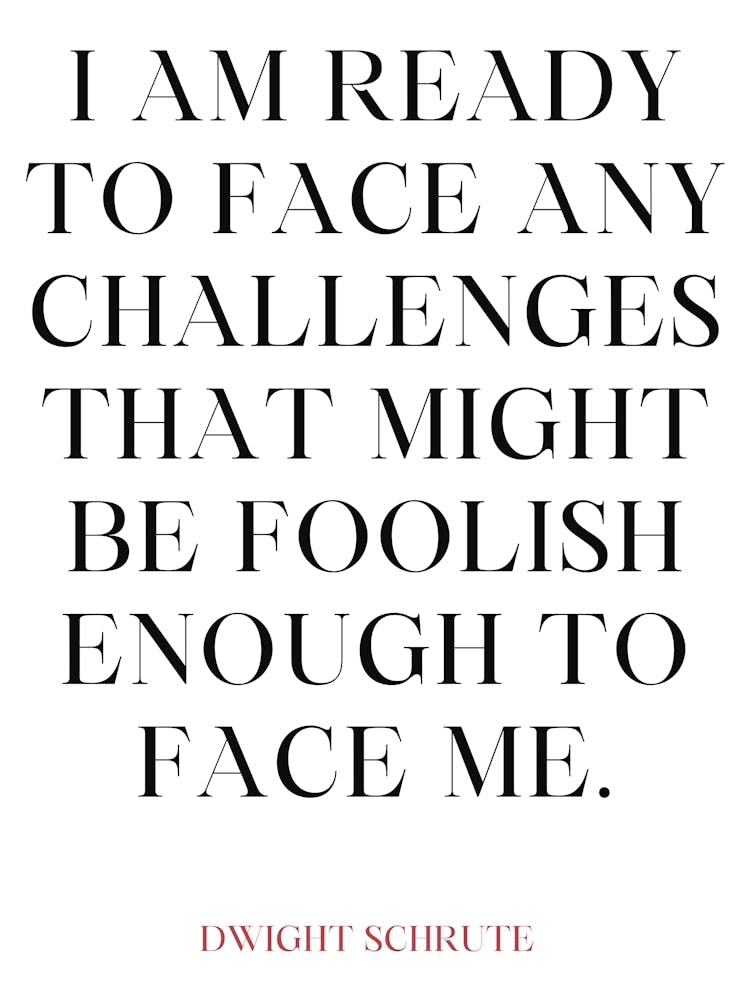 Dwight Scribble Quote