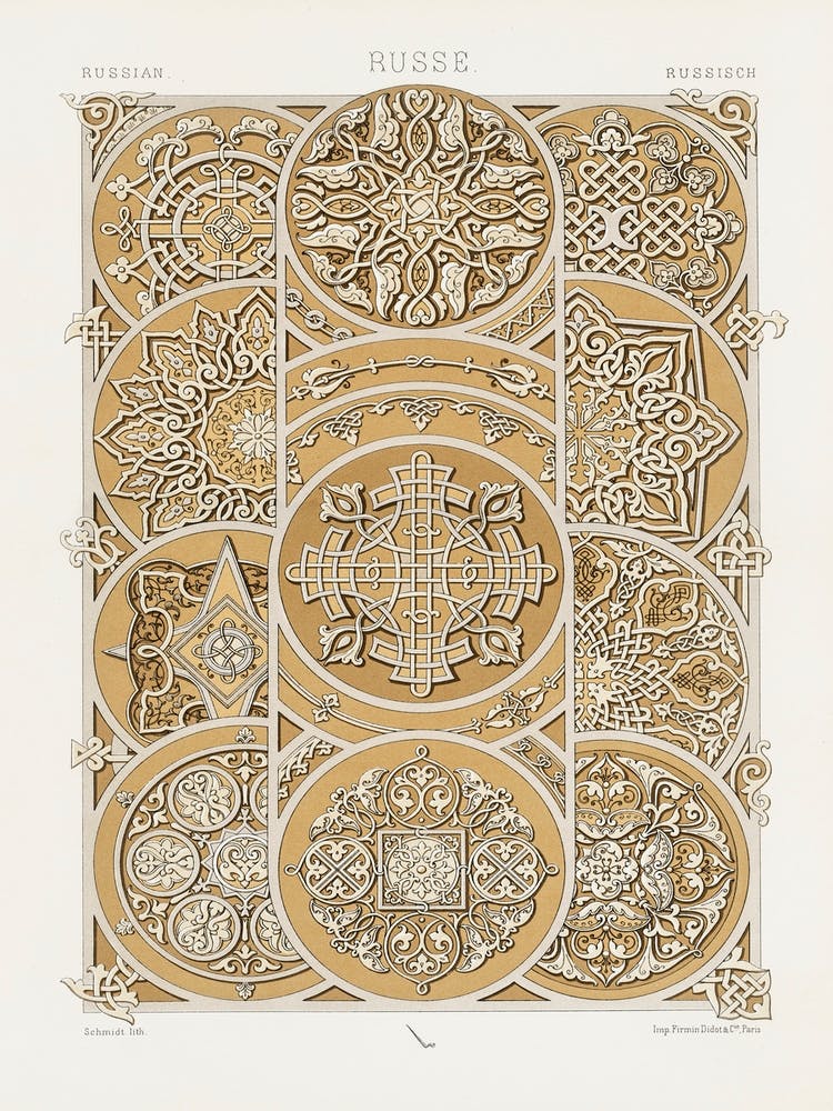 Russian Pattern, Albert Racine
