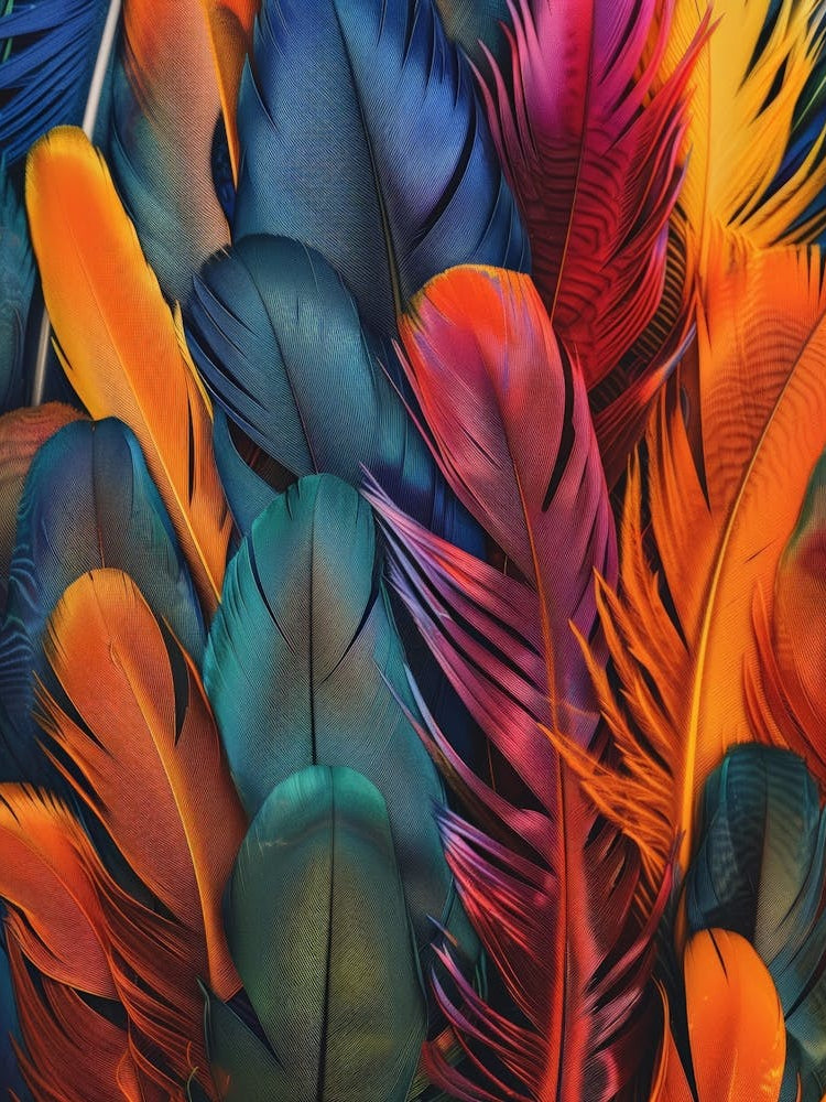 Colorful Feathers 14