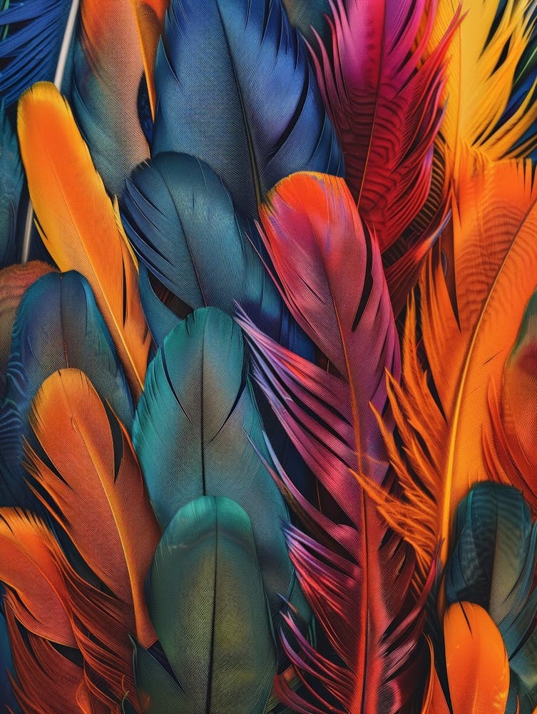 Colorful Feathers 14
