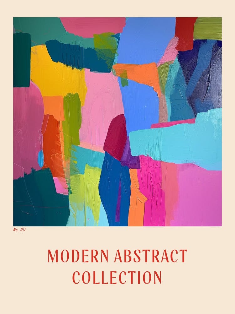 Modern Abstract Collection Poster 90