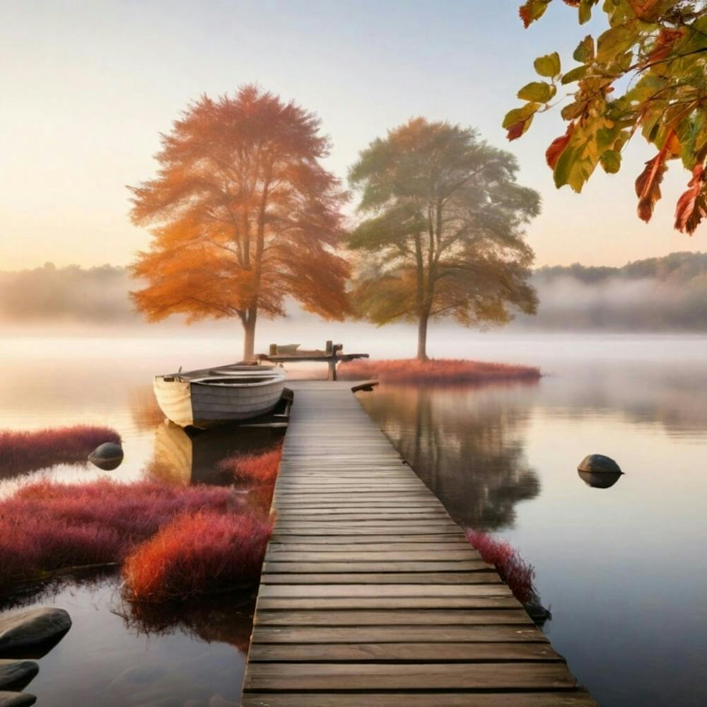 Dock In The Mist