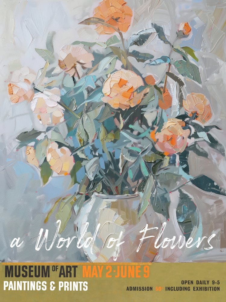 A World Of Flowers, Van Gogh Exhibition Marigold 2