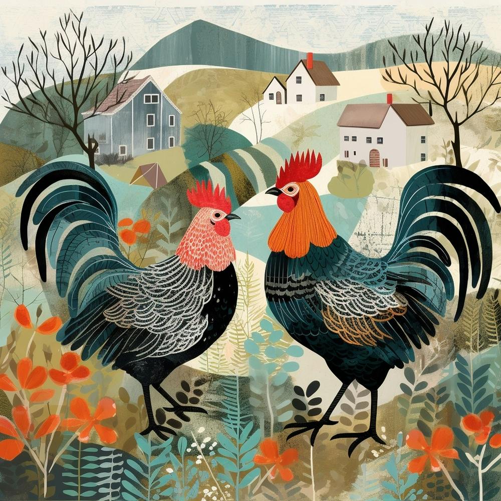 Bird In Nature Chicken 4