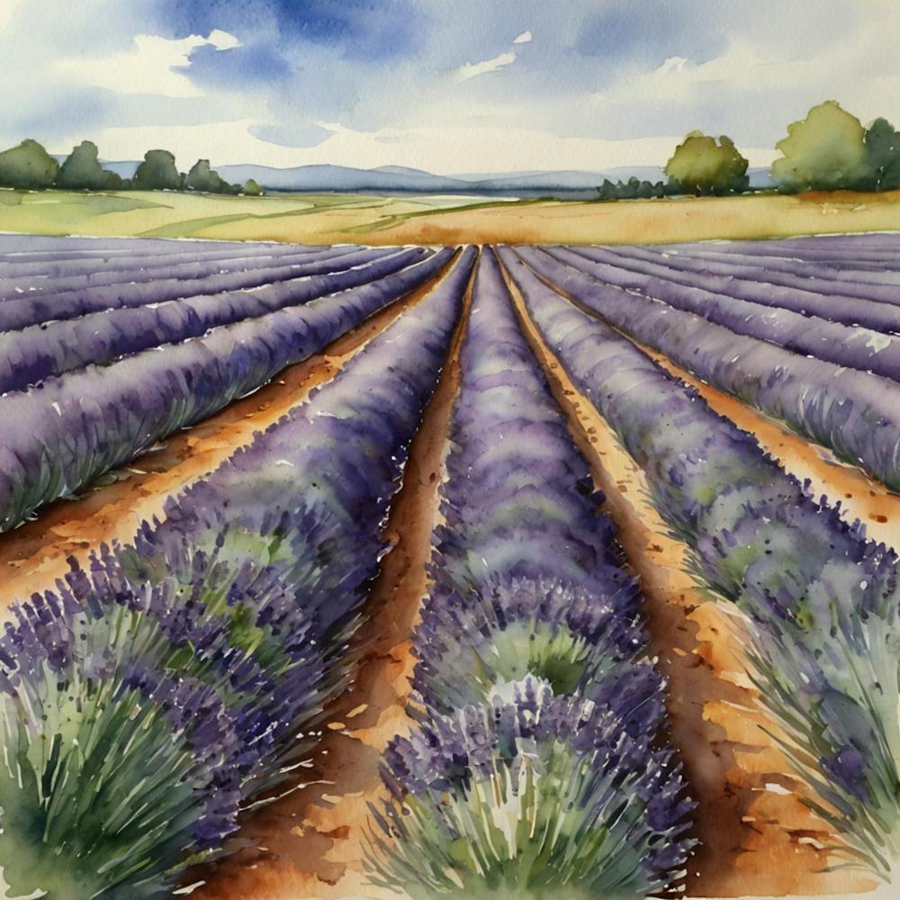 Lavender Field 1
