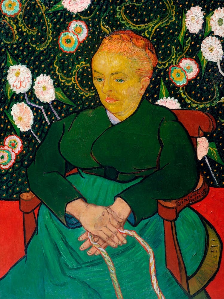The Berceuse, Woman Rocking A Cradle, Vincent Van Gogh