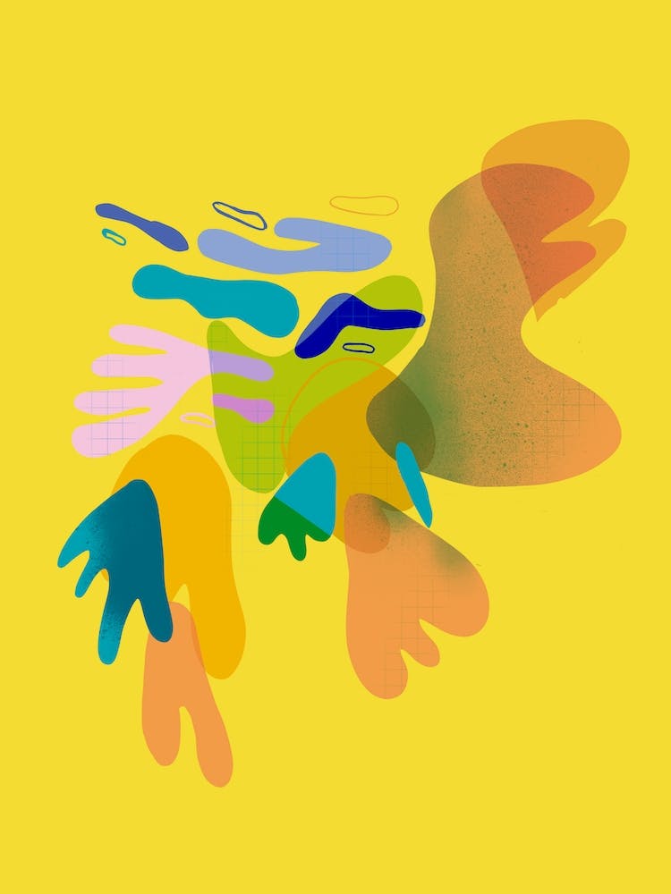 Abstract Yellow