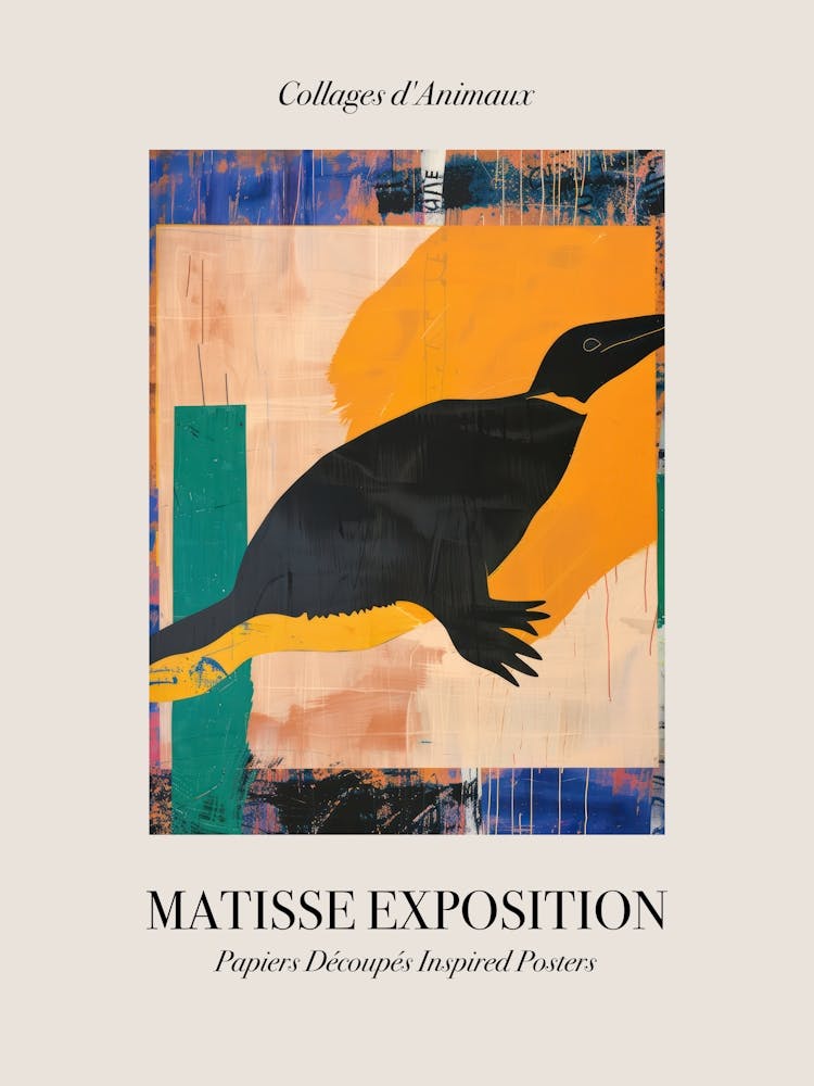 Platypus Duck 2 Matisse Inspired Exposition Animals Poster