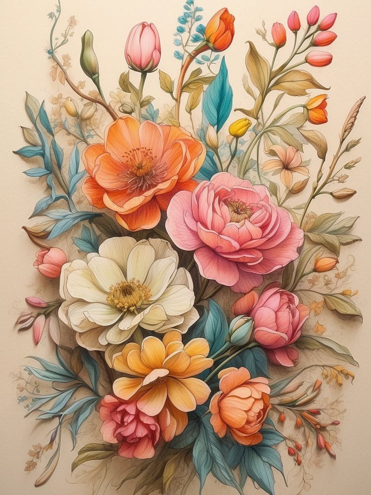 Bouquet Of Flowers 3