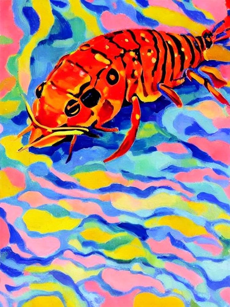 Slipper Lobster Matisse Inspired