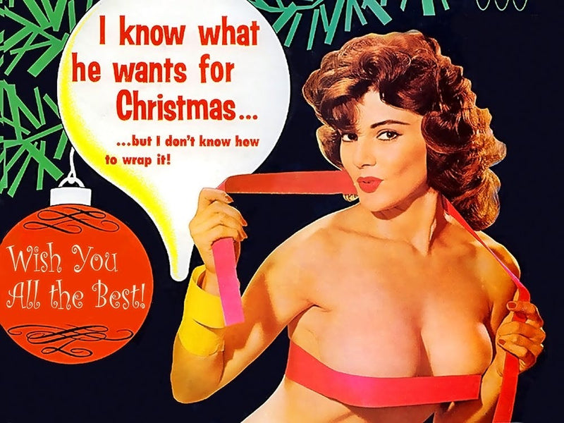 Sexy Pinup Christmas Greeting