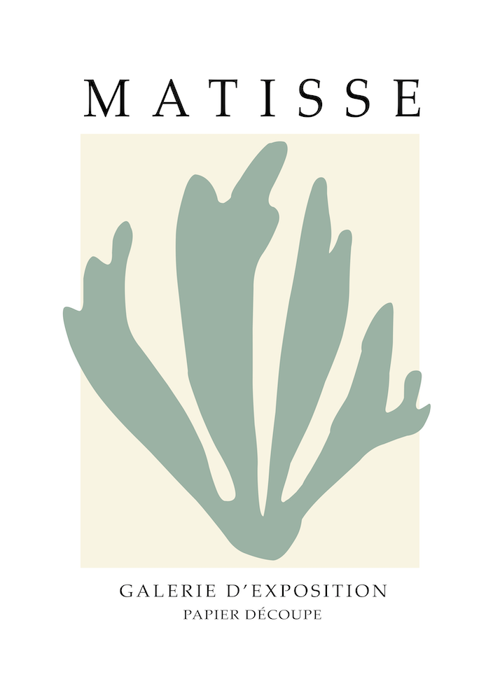 Matisse Galerie D'exposition Papier Decoupe Minimalist artwork 8