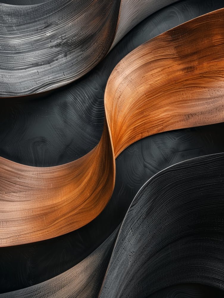 Abstract Wood Wave
