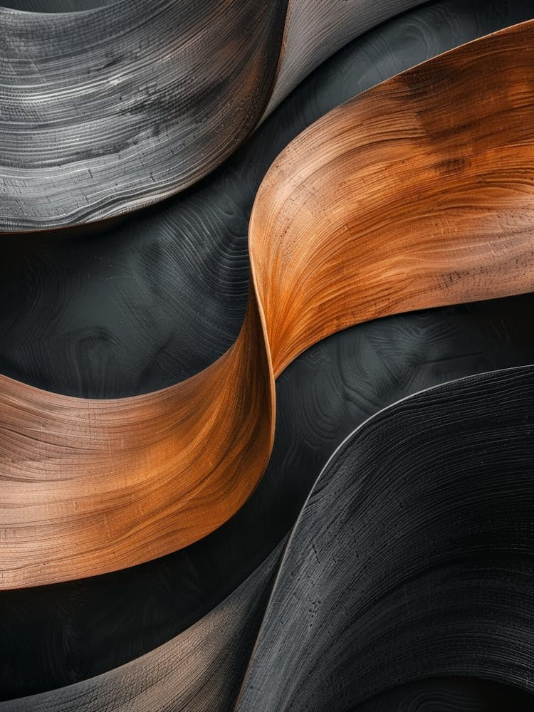 Abstract Wood Wave
