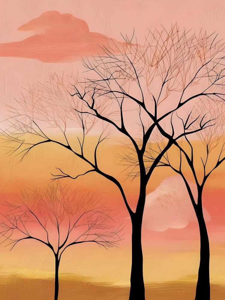 Sunset Trees 3