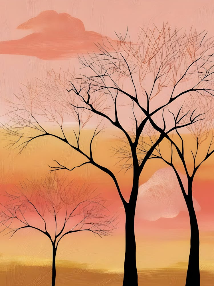 Sunset Trees 3