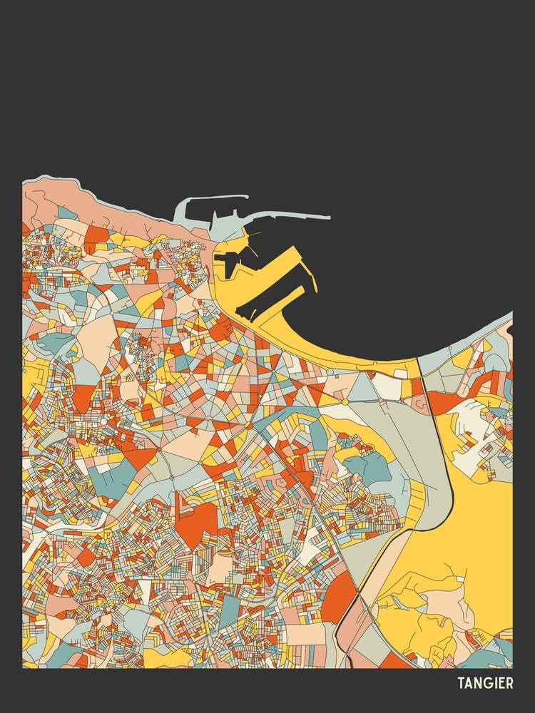 Tangier Morocco Map