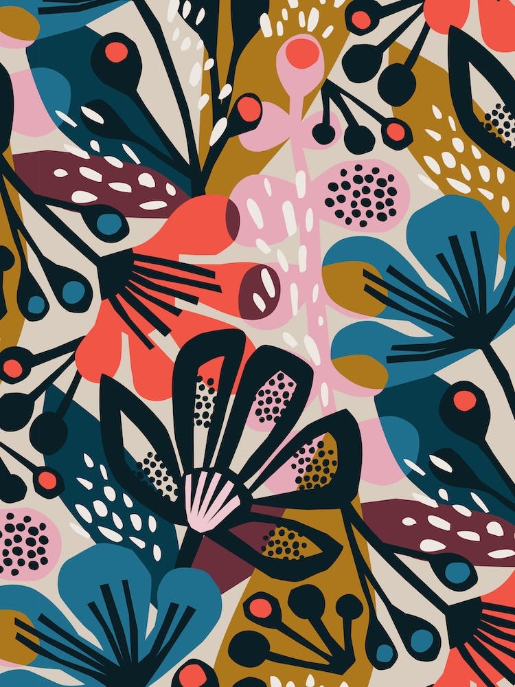 Fleurs Abstraites