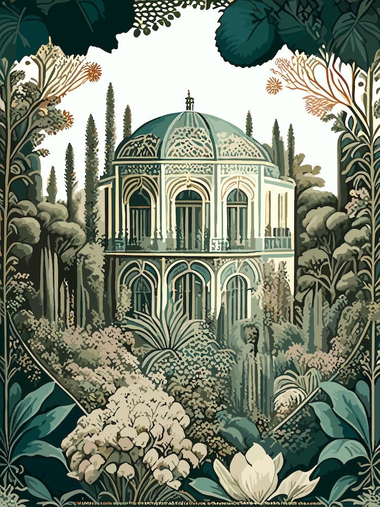 Giardini Botanici Villa Taranto, Italy Vintage Botanical