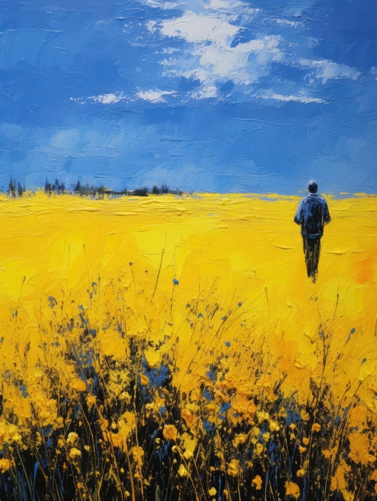 Yellow Canola Field