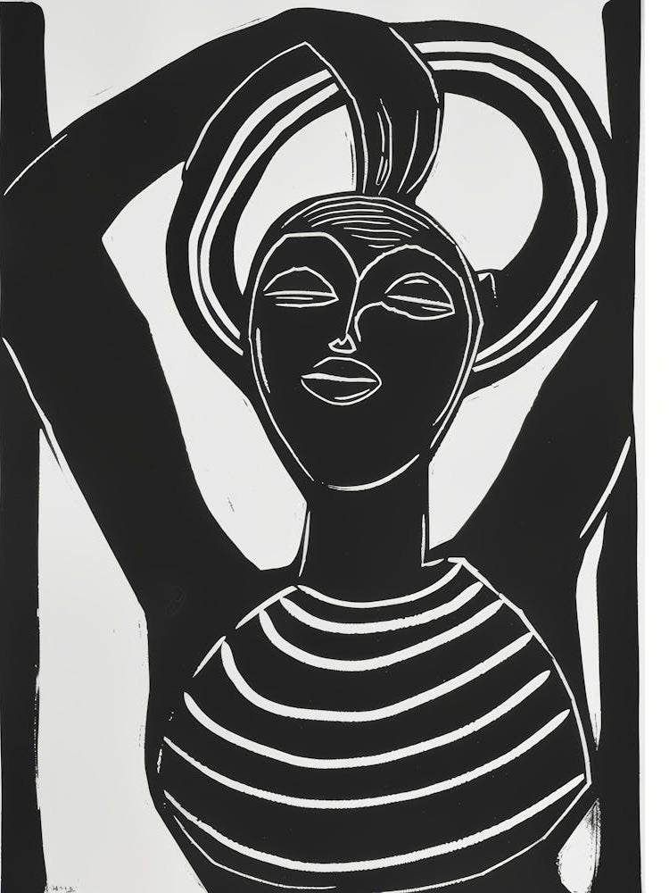 Afro-American Woman 70