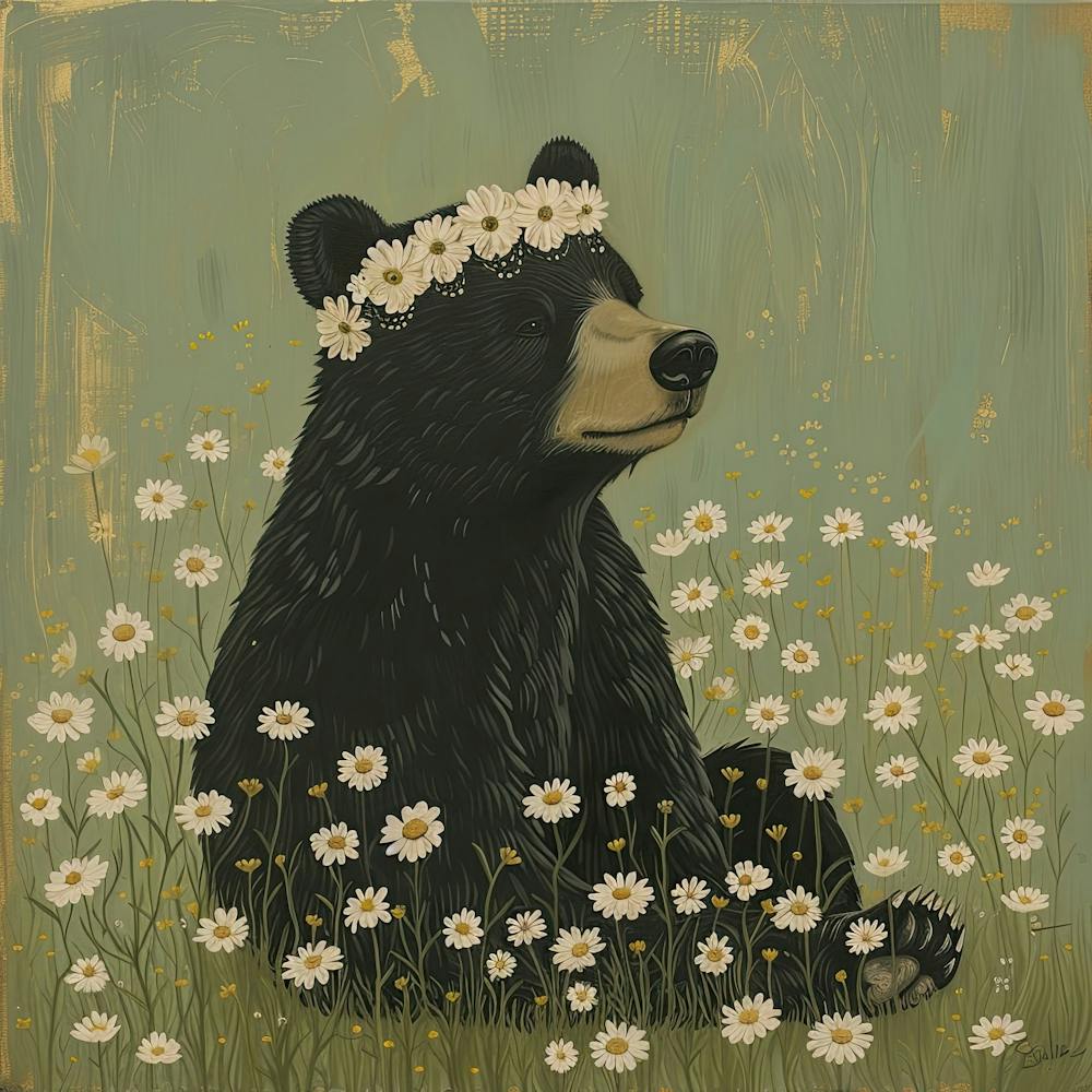 Bear Fairycore Painting 1