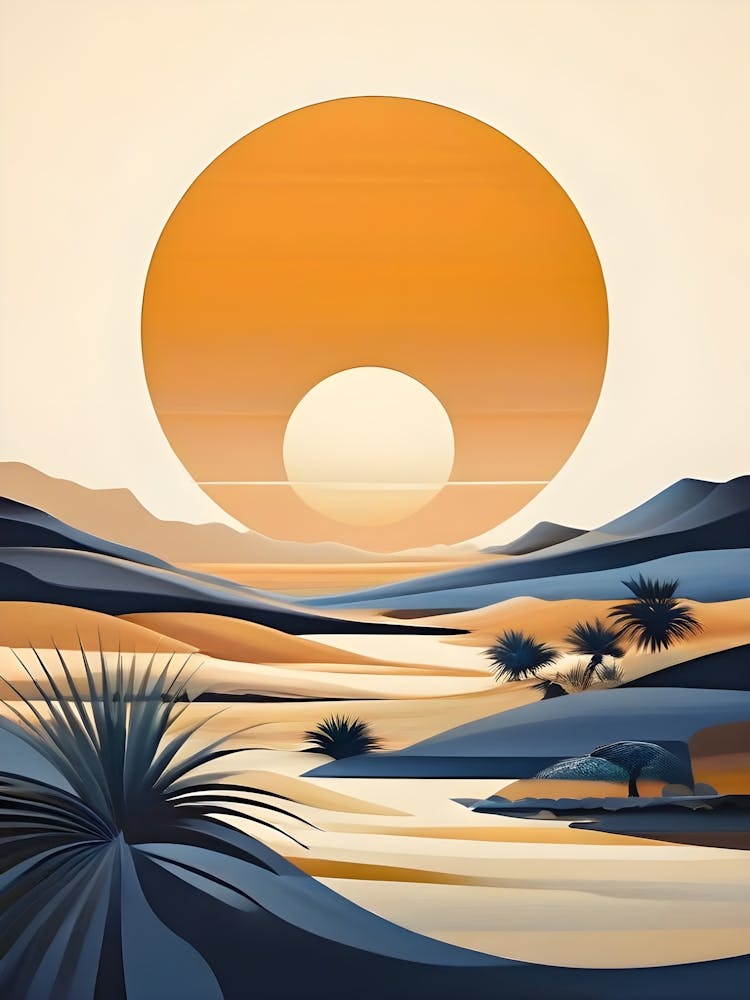 Sonnenuntergang in der Wüste 19